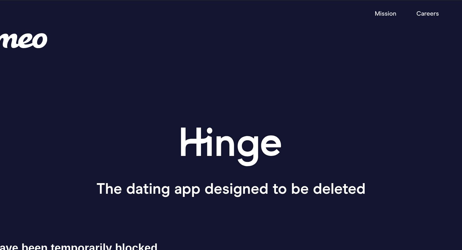 First hinge message